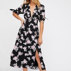 Free people Love My Life flower bohemian dress
